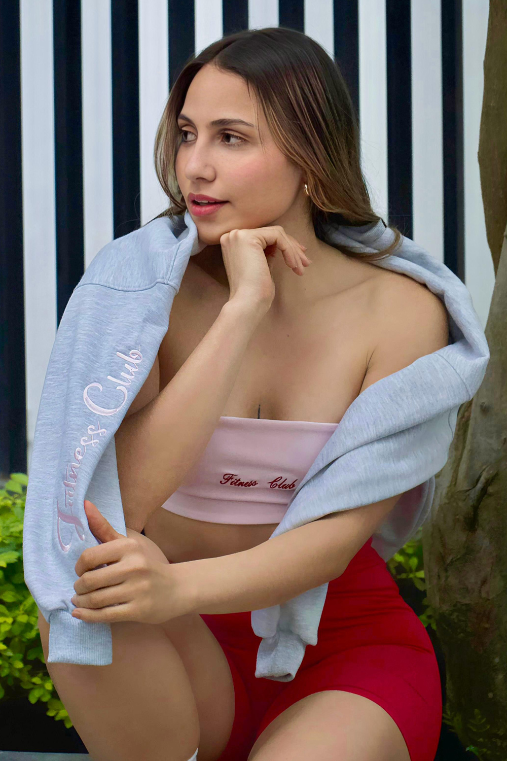 Polera Gris Oversize