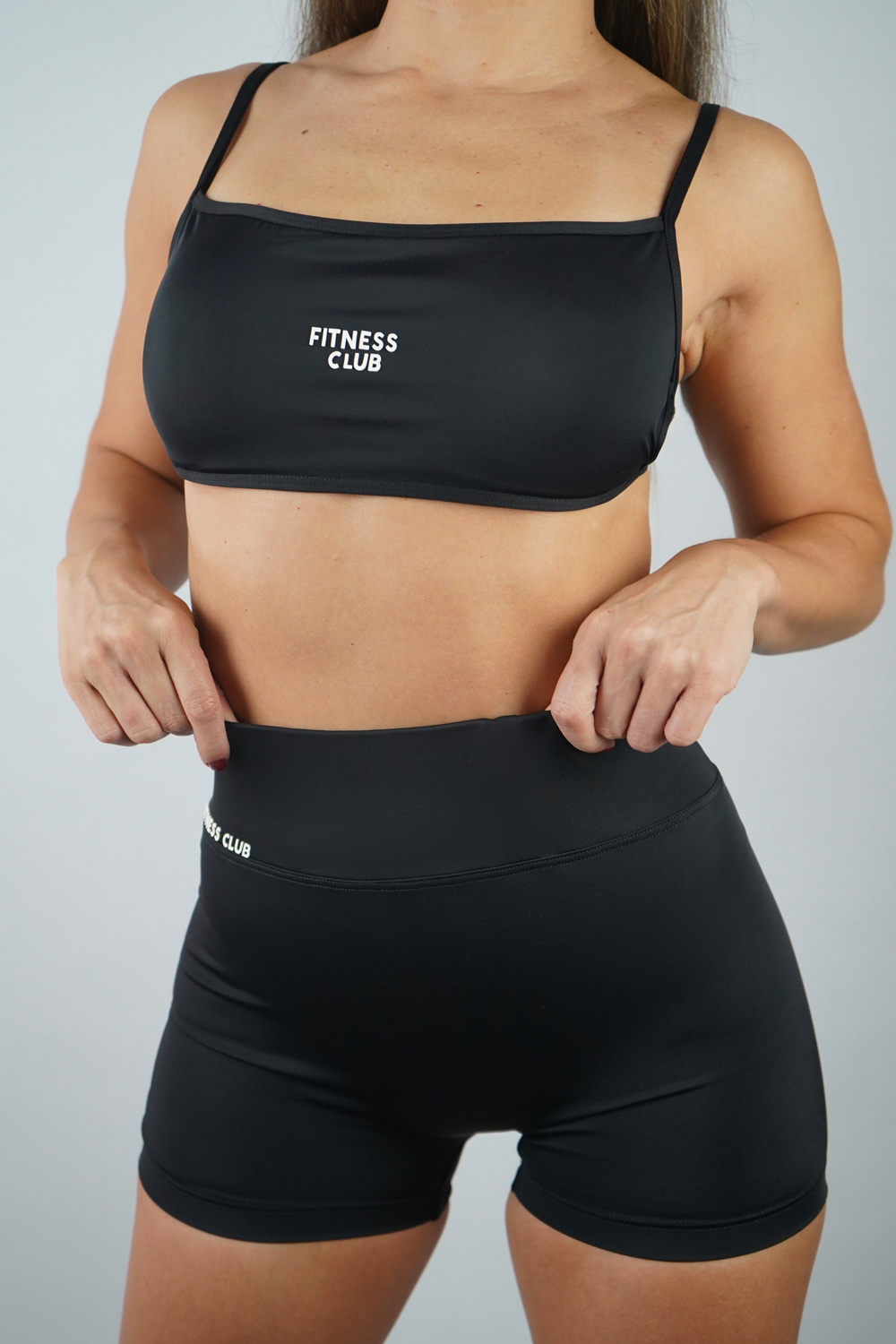 Top Crop Regulable Negro